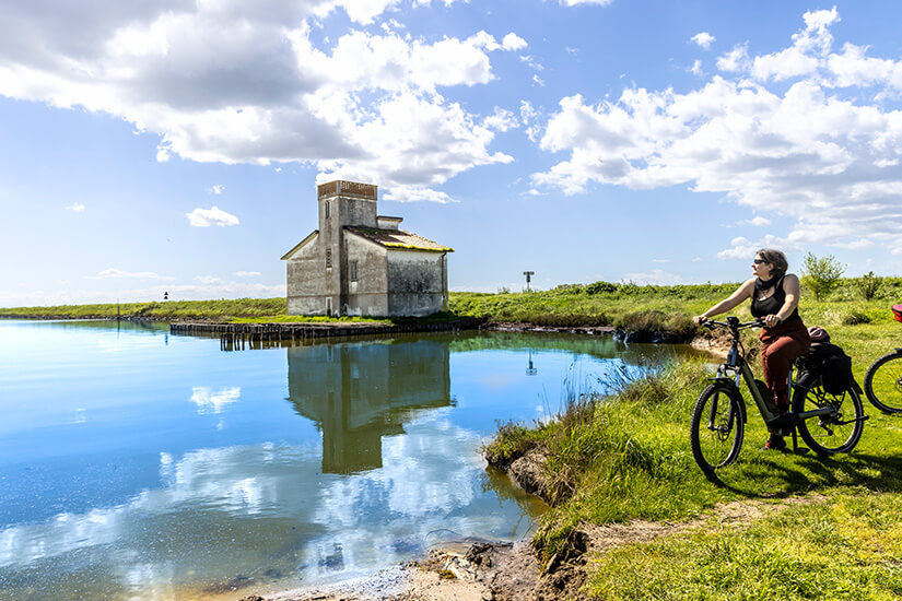 Fluss Po Fahrrad