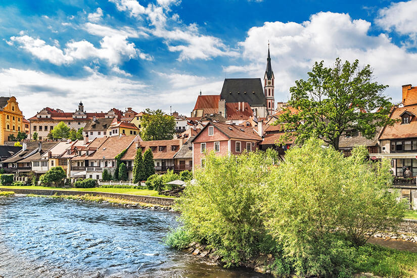 Krumau an der Moldau Ausblick