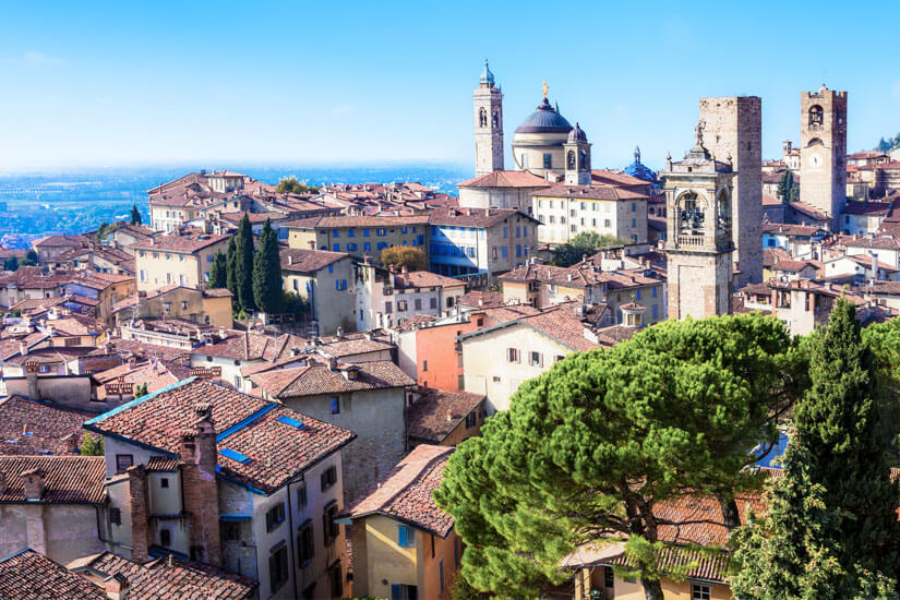 Schoenste Staedte Italiens Bergamo