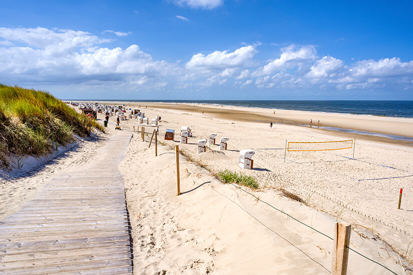 Spiekeroog Strand Beachvolleyball