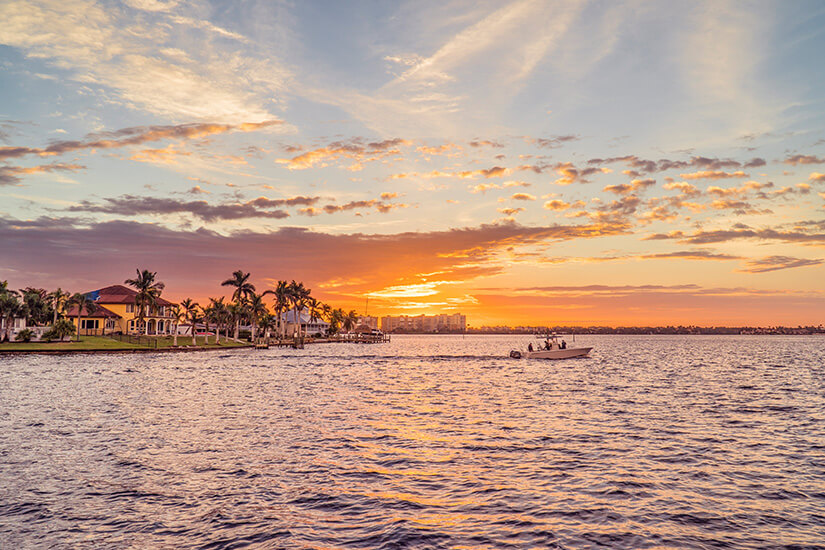 Cape Coral Sonnenuntergang